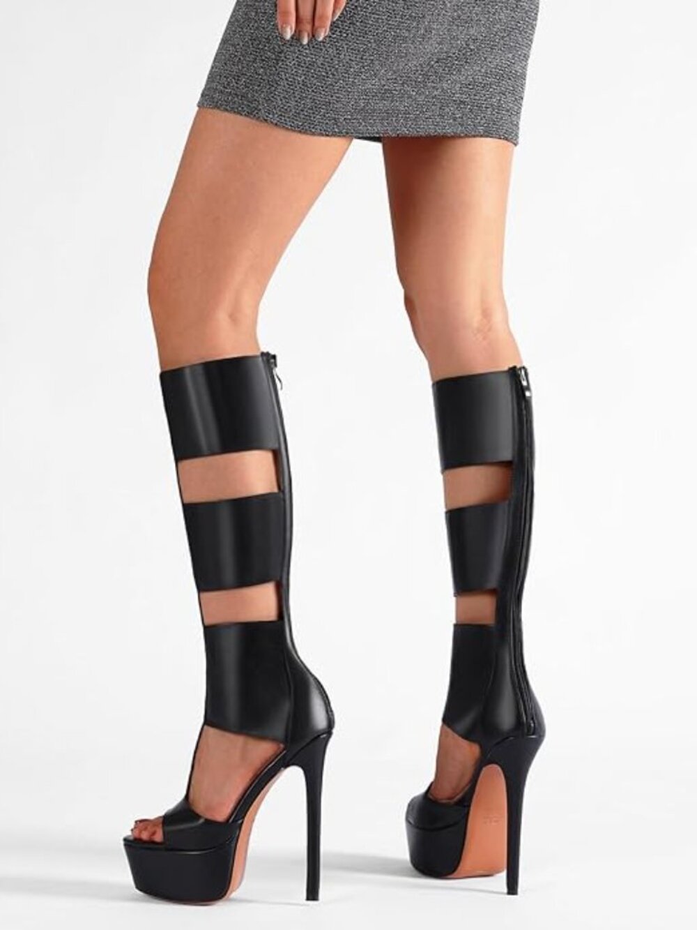 Platform Knee High Sandals